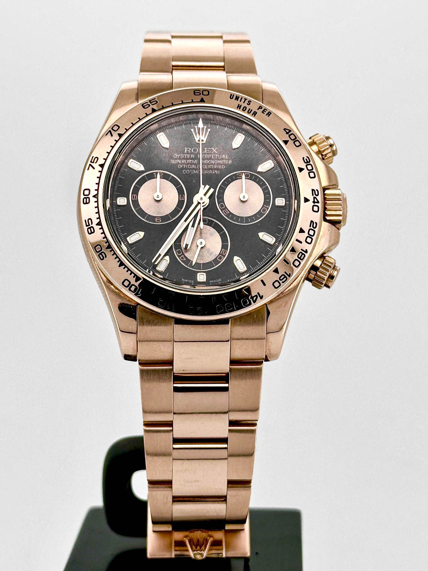 Daytona Rosegold Black Dial
