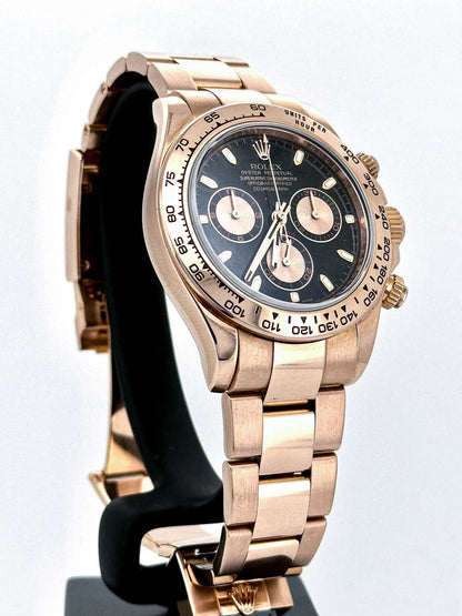 Daytona Rosegold Black Dial