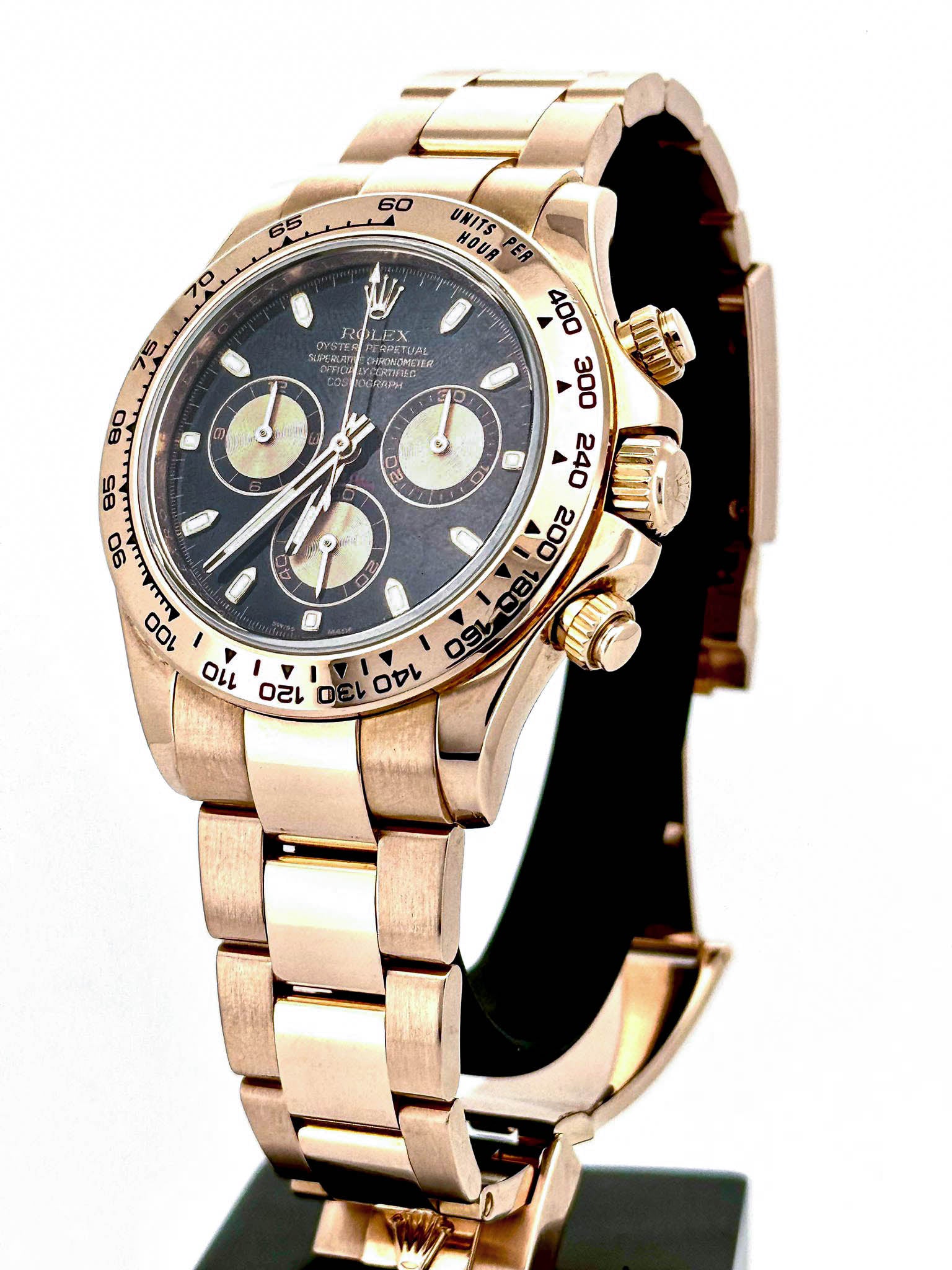 Daytona Rosegold Black Dial