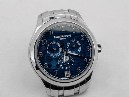 COMPLICATIONS 4947/1A STEEL ANNUAL CALENDAR MOONPHASE BLUE DIAL (2024)
